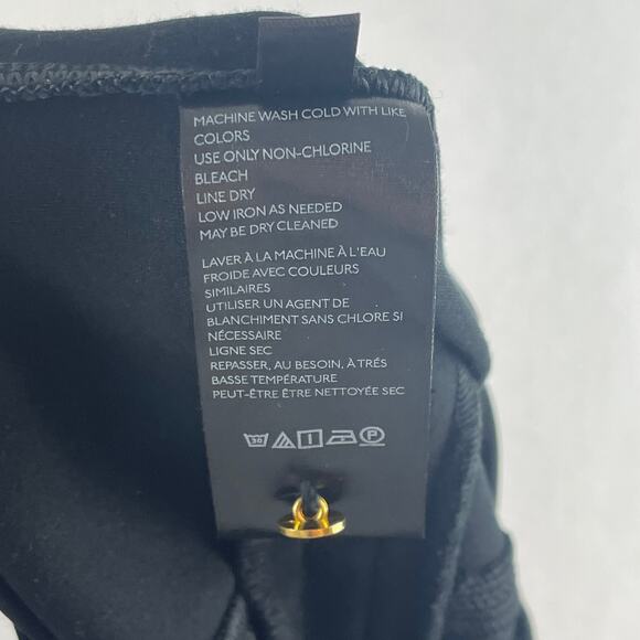 THE ESSENTIAL SLIM BY ANTHROPOLOGIE SIZE 8 BLACK PANTS TROUSER - Picture 9 of 11